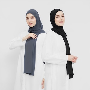 Premium Jersey Hijab | Instant Head Covering for Muslim Women | Lightweight Breathable Modest Scarf | Daily Wear