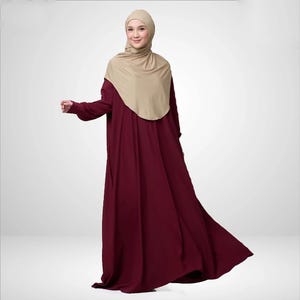 Premium Selena Abaya Dress | Modest Long Sleeve Abaya for Muslim Women | Elegant Everyday Wear | Lightweight & Flowy Fabric