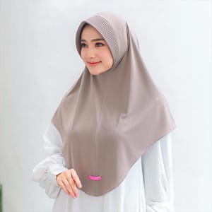 Premium Instan Hijab | Long Ready to Wear Slip-On Headscarf | Soft Spandex Jersey Muslim Head Cover for Everyday Modest Fashion