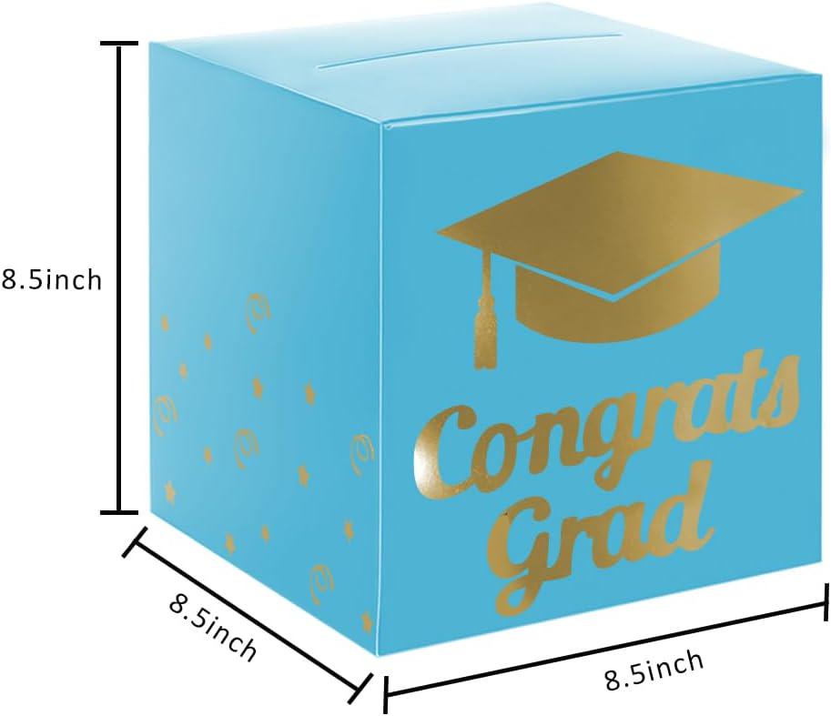 Graduation Card Box Holder, Congrats Grad Card Collection Box, Foldable ...