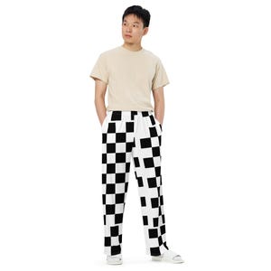 All-over print unisex wide-leg pants