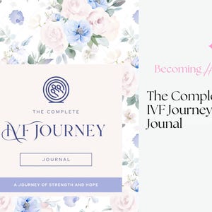 IVF Journey Journal | Fertility Support Planner | IVF Printable Diary | Infertility Tracker | IVF Notes | Fertility Tracker | Pregnancy