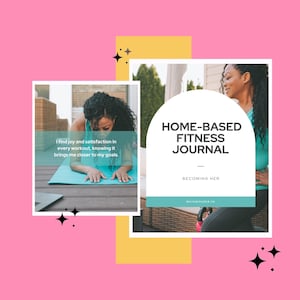 Printable Home Fitness Journal: Workout & Wellness Planner (PDF Download)