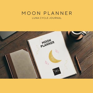 Moon Phase Planner | Lunar Cycle Journal | Printable Moon Manifestation Workbook | New moon & Full Moon Planner | Moon Ritual Tracker