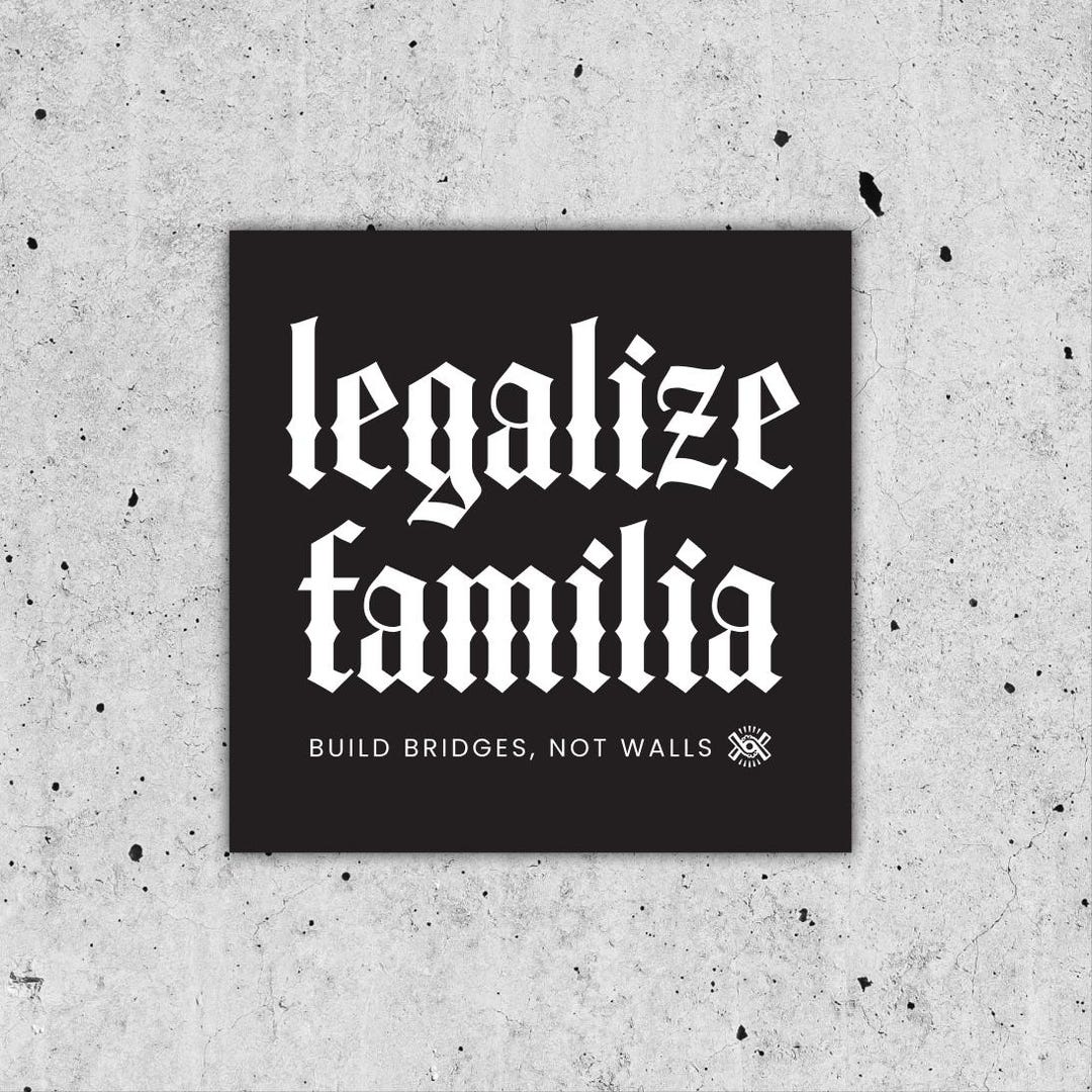 Legalize Regulate Sticker Legalize Familia Sticker - Etsy