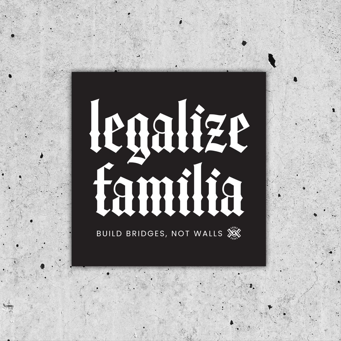 Legalize Familia Sticker - Etsy