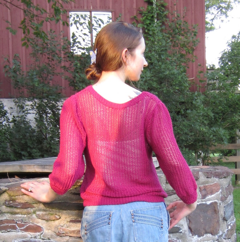 PDF Sweater Knitting Pattern Instant Download Etsy