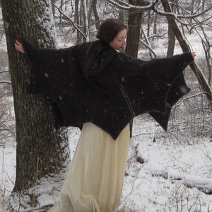 PDF Bat Cape Knitting Pattern - Instant Download