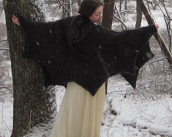 PDF Bat Cape Knitting Pattern - Instant Download