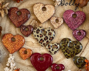 DOLLY Interchangeable Tassel Earrings – Glittery Polymer Clay | Girly Handmade Jewelry, Original Women's Gift