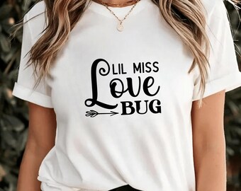 Lil Miss Love Bug Svg, Love Bug Svg, Camiseta de San Valentín Svg, Amor Svg, San Valentín Svg, Love Bug Png, Camiseta de Love Bug, Descarga digital