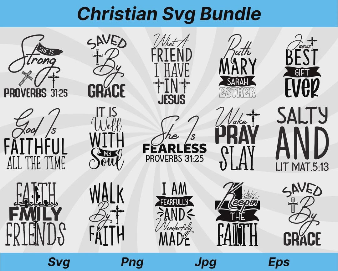Christian Svg, Religious Svg, Jesus Svg, Faith Svg, Bible Svg ...
