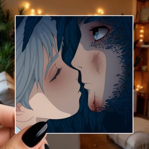 Howl and Sophie - Sticker or Magnet - Howl’s Moving Castle - Anime