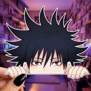 Megumi Fushiguro - Sticker or Magnet - Anime - Jujutsu Kaisen - Laminated - Water Resistant