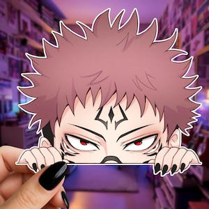 Sukuna - Sticker or Magnet - Anime - Jujutsu Kaisen - Laminated - Water Resistant