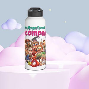 Colorful Kids Stainless Steel Water Bottle With Straw | Cute Reusable School Bottle For Boys & Girls | Leakproof BPA-Free Travel Bottle