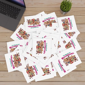 De prachtige Nincompoop-laminaatsticker | Waterdichte grappige cartoonsticker voor laptop, skateboard, dagboek | Eigenzinnig cadeau voor alle leeftijden