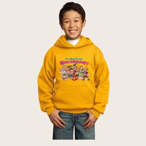 The Magnificent Nincompoop Kids Hoodie | Funny Unisex Pullover Sweatshirt | Soft Warm Graphic Hoodie for Boys & Girls | Gift for Cool Kids