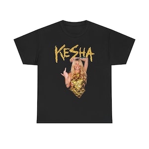Kesha Graphic Tee, Unisex Heavy Cotton Shirt, Trendy Apparel, Music Gift, Fun Vintage  T-Shirt, Party Wear, Concert Outfit, Kesha Records