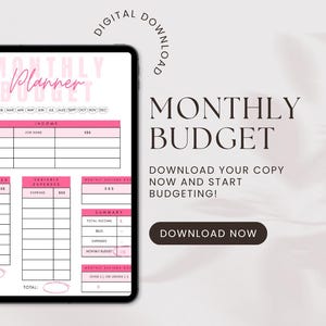 MONTHLY BUDGET PLANNER