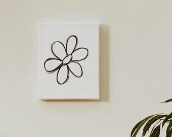 Funky Flower - Minimalistic Wall Art