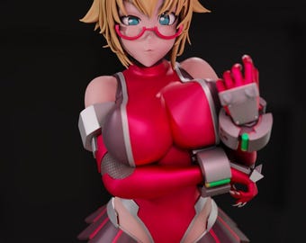 MarishinobaraSTL File: Aerith in Swimsuit for Resin/Filament Printers