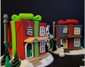 Archivo STL de Urban+christmas: figura de ratón de biblioteca imprimible en 3D