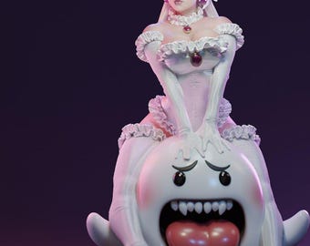 Princes boette  STL File: Aerith in Swimsuit for Resin/Filament Printers