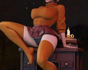 Welma STL File: Aerith in Swimsuit for Resin/Filament Printers