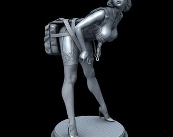 Princes boette  STL File: Aerith in Swimsuit for Resin/Filament Printers