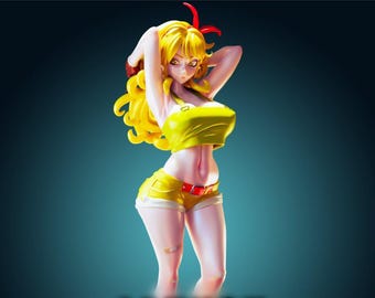 Anime Girl Figurine STL File for 3D Resin Printers
