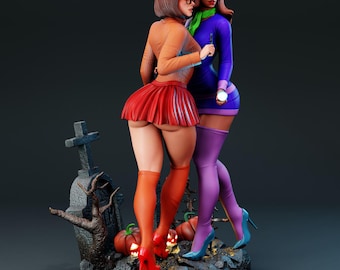 Trick fingerSTL File: Aerith in Swimsuit for Resin/Filament Printers