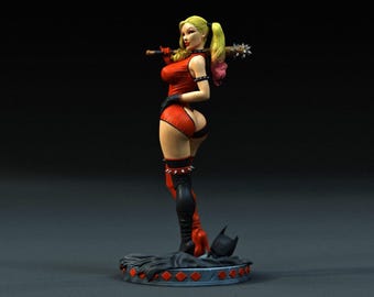 Harley Quinn 3D Model STL File: Printable Comic Character Design