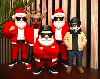 Archivo STL de Urban+christmas: figura de ratón de biblioteca imprimible en 3D