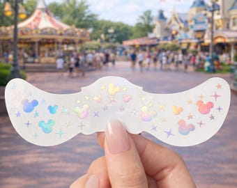 Set of Holographic Pixie Mouse Freckles Tattoo for Theme Park | Pixie Tattoos | Temporary Tattoo |  Holiday Makeup