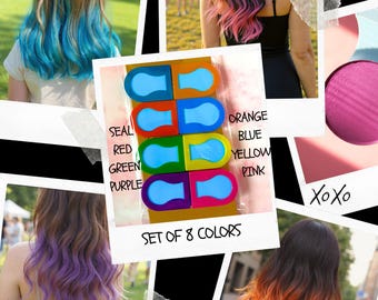 Hair Dye | Hair Chalk | Easy Application & Washable Dye Hair | Temporary Hair Color | Festival Hair | Hair Color Party | Birthday Accessories