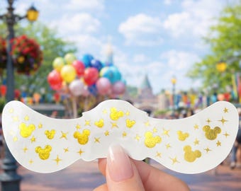 Set di tatuaggi temporanei con lentiggini dorate da fatina per parchi a tema | Tatuaggi fatina | Tatuaggi temporanei | Trucco per le vacanze