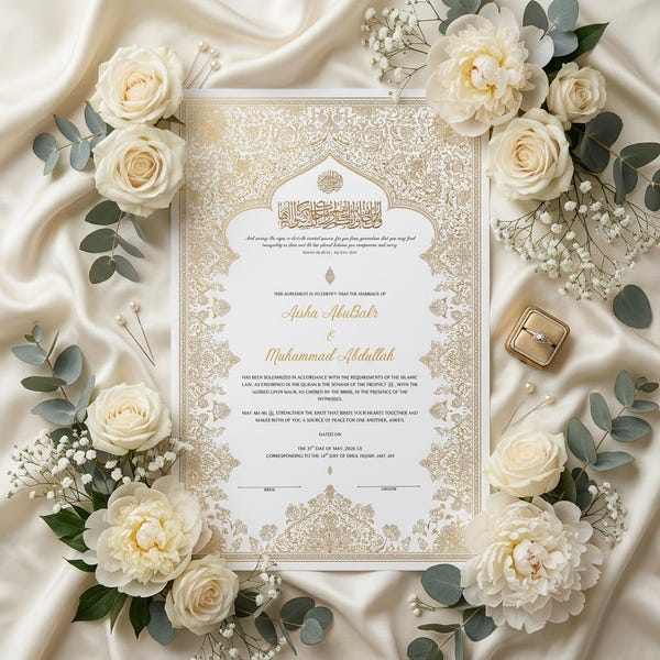 Marriage Contract Paper Etsy marriage-contract-paper-etsy