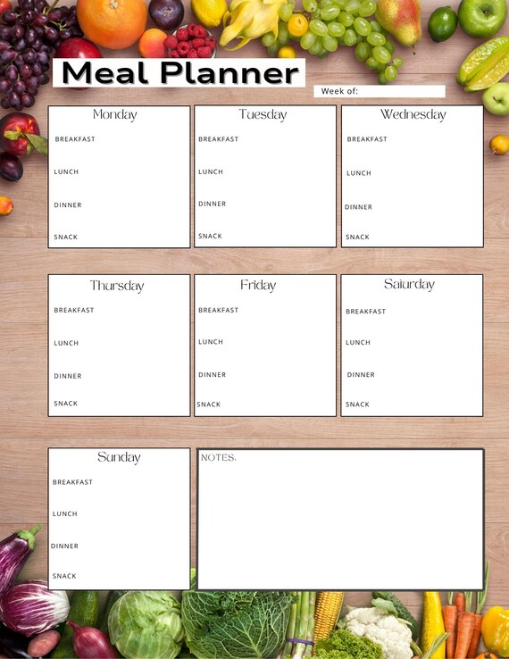 Weekly Meal Planner