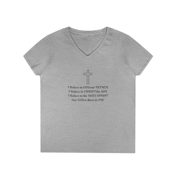 Faith-Inspired V-Neck T-Shirt