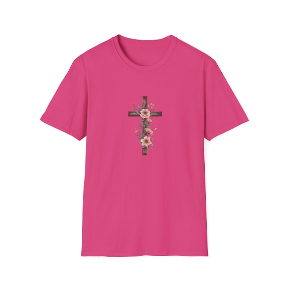 Floral Cross Graphic Tee