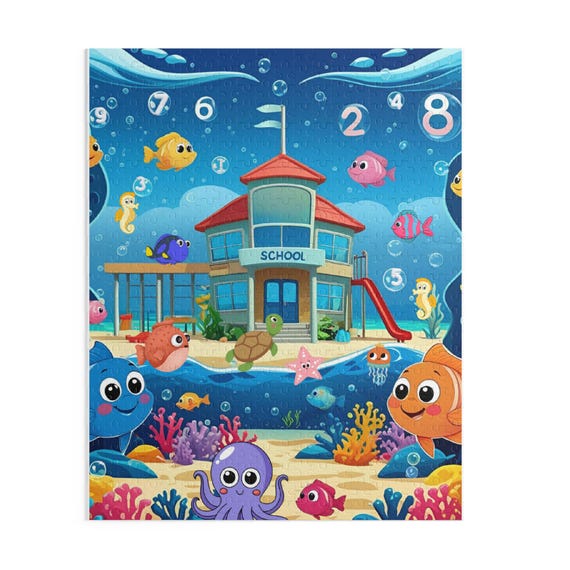 Underwater Learning Adventure Puzzle- 120, 252 or 500 pieces