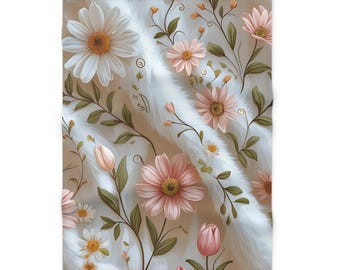 Floral Fleece Baby Blanket
