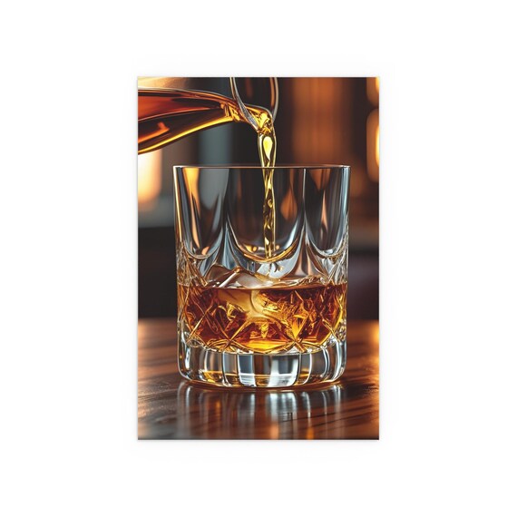 Whiskey Silk Poster, Home Decor, Wall Art, Gift for Him, Bar Decor, Indoor Outdoor Print