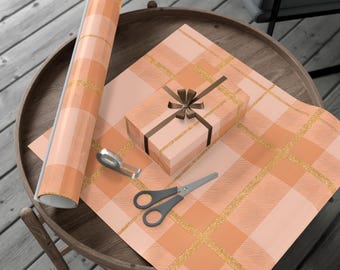 Papel de regalo chic, hojas de regalo elegantes, papel de regalo rústico, cumpleaños, festividades, ocasiones especiales, envoltura ecológica