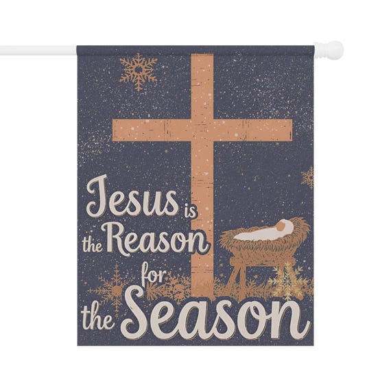 Rustic Christmas House Banner