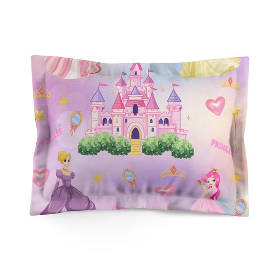 Princess Castle Microfiber Pillow Sham