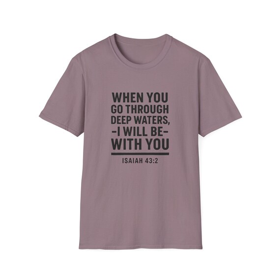 Bible Quote T-Shirt, Inspirational Softstyle T-Shirt