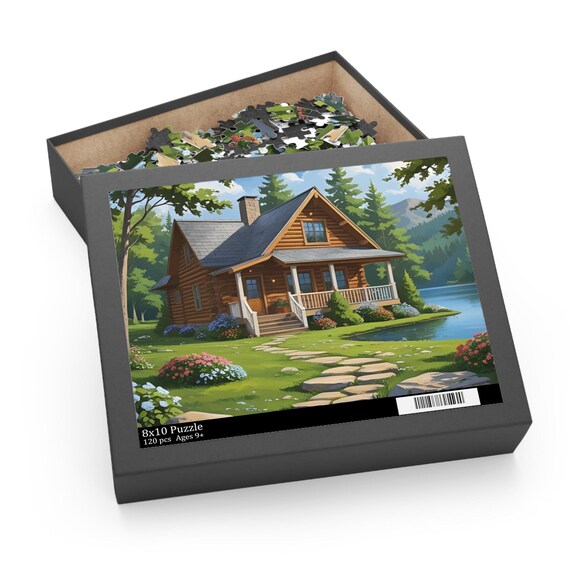 Scenic Cabin Puzzle - 120, 252, 500-Piece