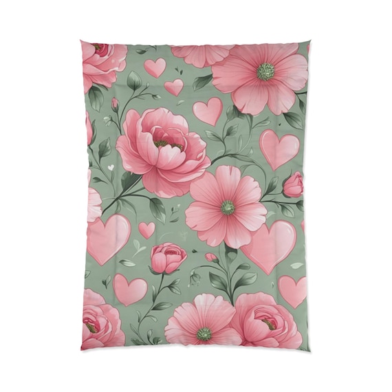 Floral Heart Comforter